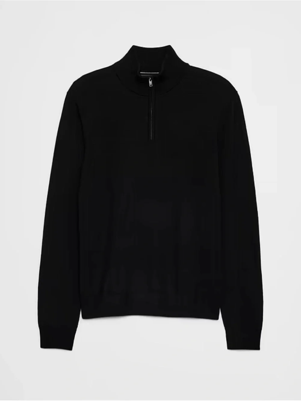banana republic merino quarter zip sweater